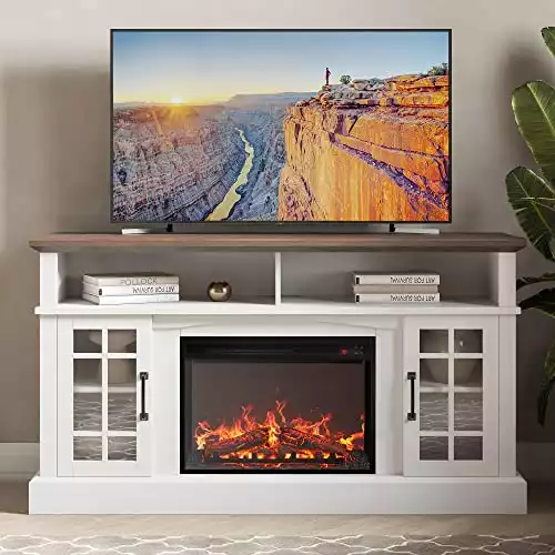 TV Stand with Fireplace